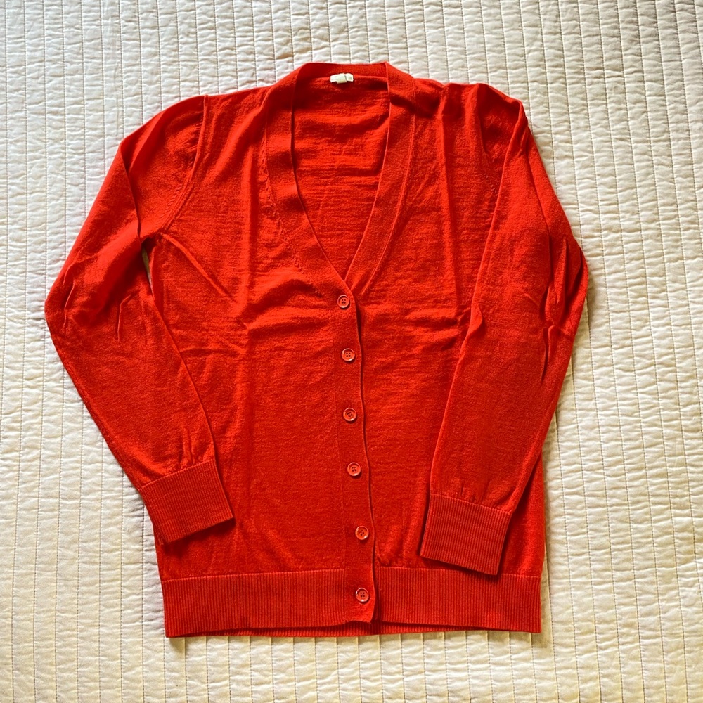 J.Crew Merino Cardigan Sweater M